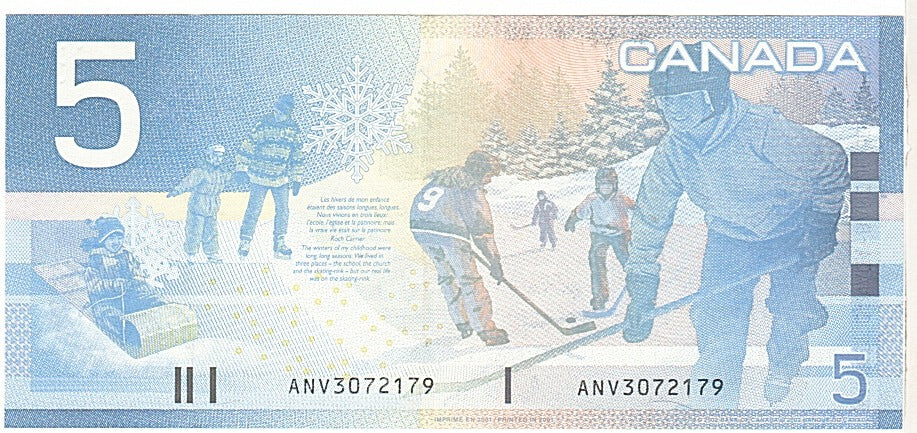 Canada, 5 Dollars, 2002, KM #101a, EF(40-45), ANV3072179