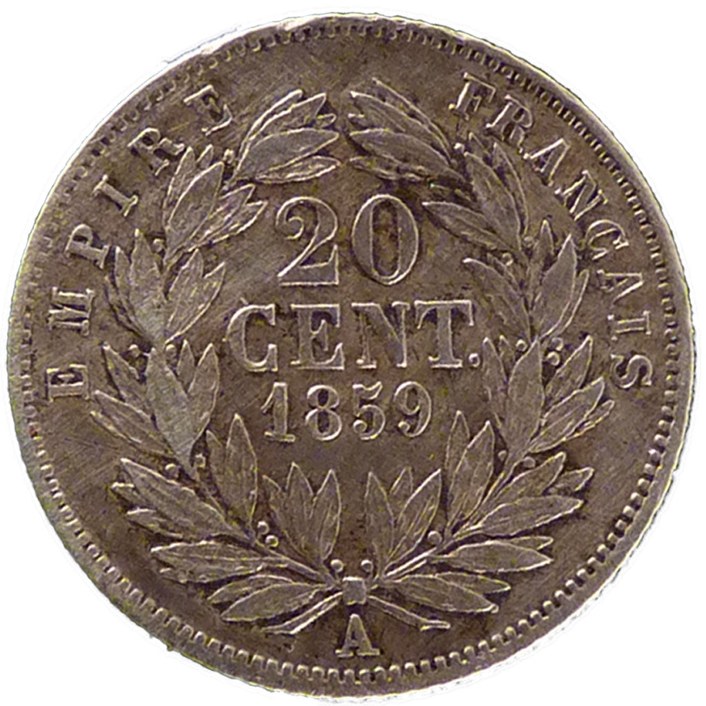 Second Empire, 20 Centimes Napoléon