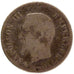 FRANCE, Napoléon III, 20 Centimes, 1860, Strasbourg, KM #778.2, VF(20-25), S...