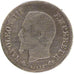 Francia, Napoleon III, Napoléon III, 20 Centimes, 1860, Strasbourg, B, Argen...