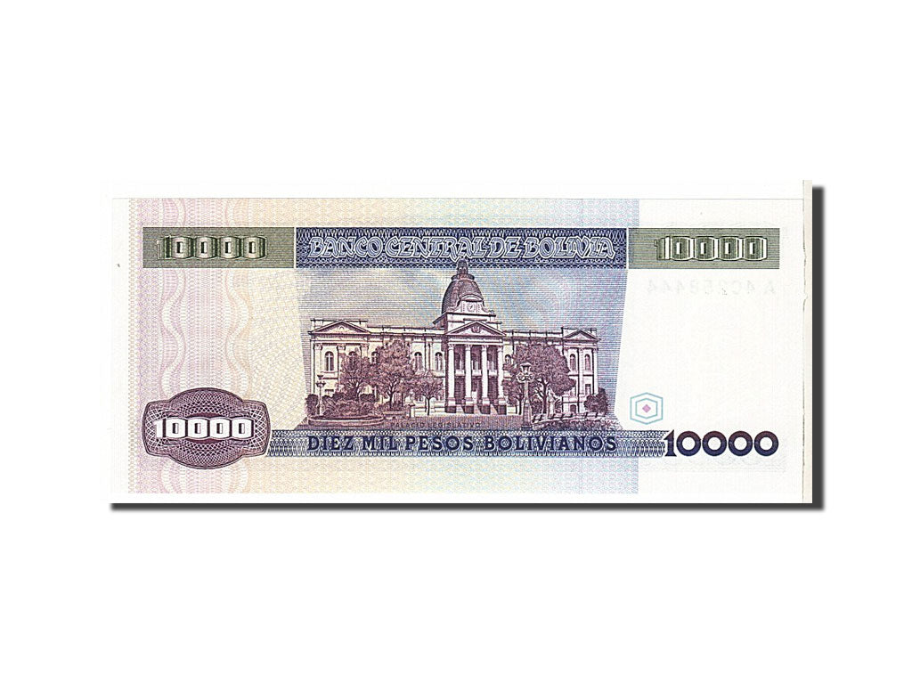 Banconote, Bolivia, 10,000 Pesos Bolivianos, 1984, KM:169a, FDS