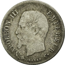 Coin, France, Napoleon III, Napoléon III, 20 Centimes, 1860, Strasbourg