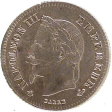 FRANCE, Napoléon III, 20 Centimes, 1866, Paris, EF(40-45), Silver, Gadoury #308,