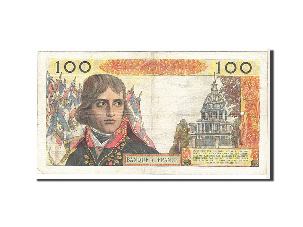 France, 100 Nouveaux Francs, 100 NF 1959-1964 ''Bonaparte'', 1959, KM #144a,...