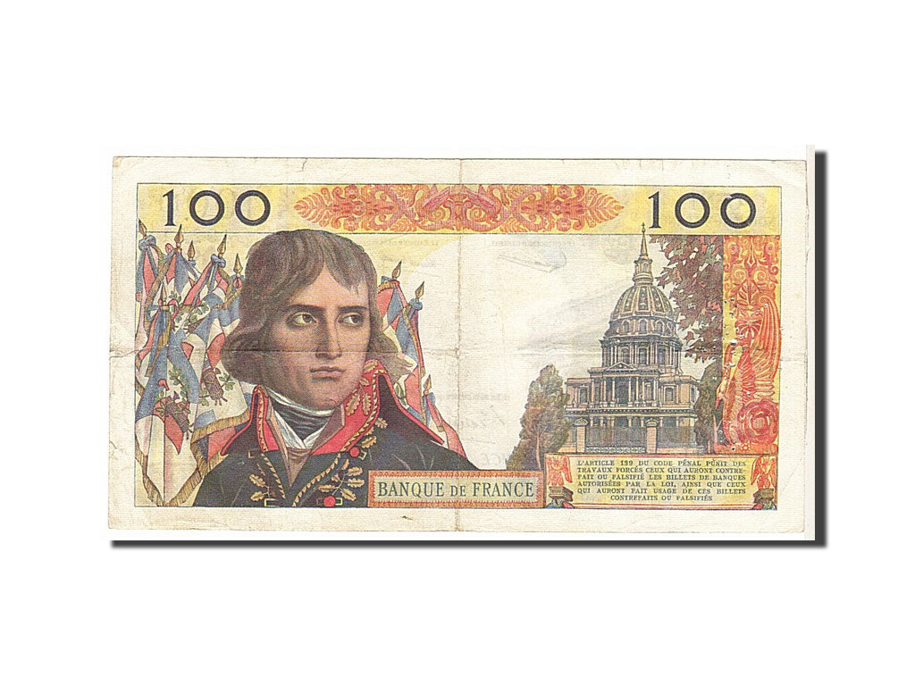 France, 100 Nouveaux Francs, 100 NF 1959-1964 ''Bonaparte'', 1960, KM #144a,...