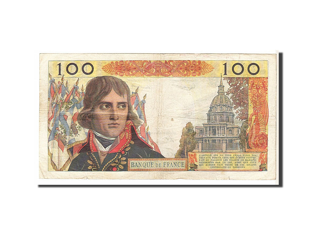 France, 100 Nouveaux Francs, 100 NF 1959-1964 ''Bonaparte'', 1961, KM #144a,...