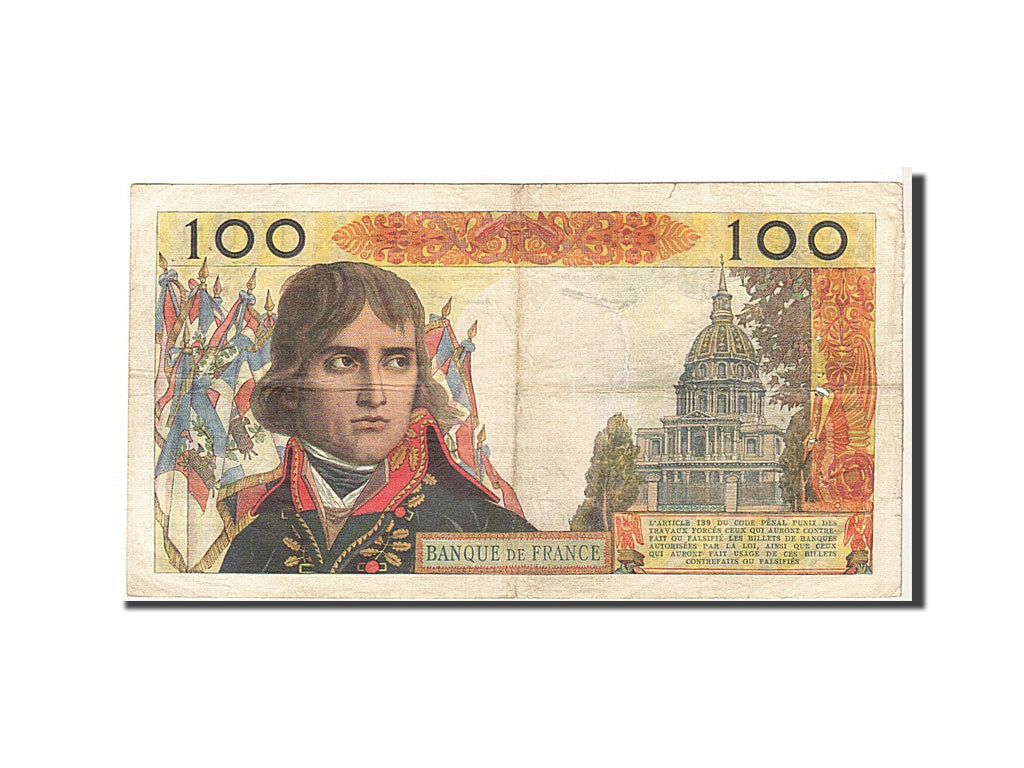 France, 100 Nouveaux Francs, 100 NF 1959-1964 ''Bonaparte'', 1962, KM #144a,...