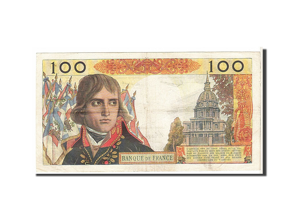 France, 100 Nouveaux Francs, 100 NF 1959-1964 ''Bonaparte'', 1963, KM #144a,...