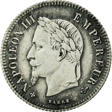 Moneta, Francia, Napoleon III, Napoléon III, 20 Centimes, 1866, Strasbourg