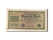 Billete, 1000 Mark, 1922, Alemania, KM:76b, BC+