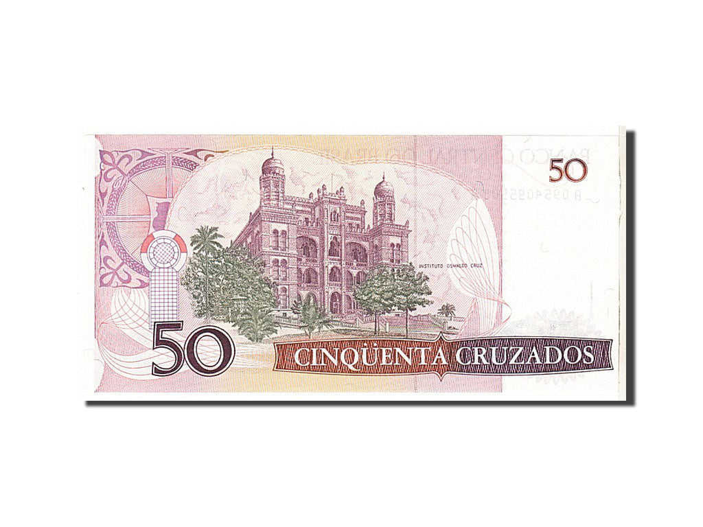 Brazil, 50 Cruzados, 1986, KM #210a, UNC(65-70), A0954095508A