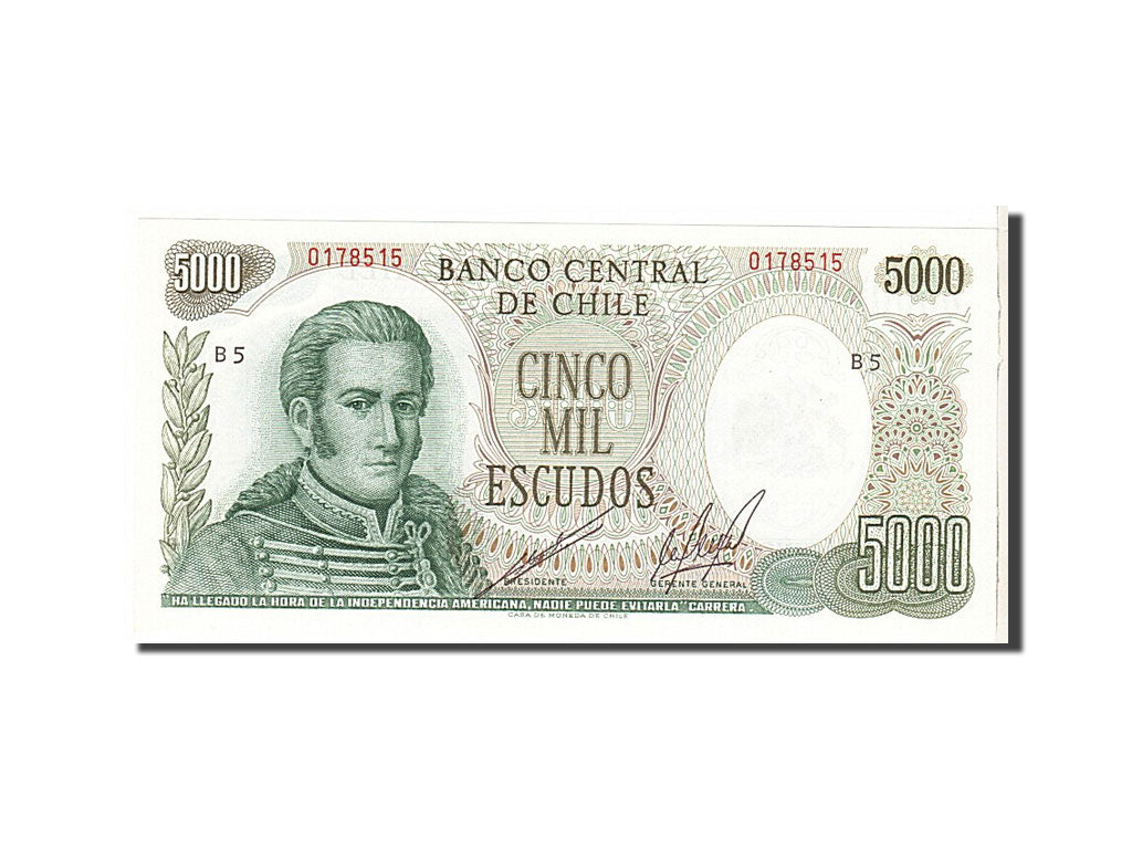 Chile, 5000 Escudos, KM #147b, UNC(65-70), B50178515