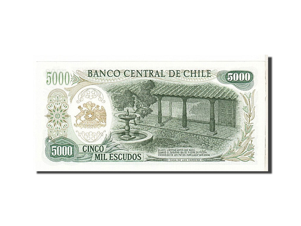 Chile, 5000 Escudos, KM #147b, UNC(65-70), B50178515