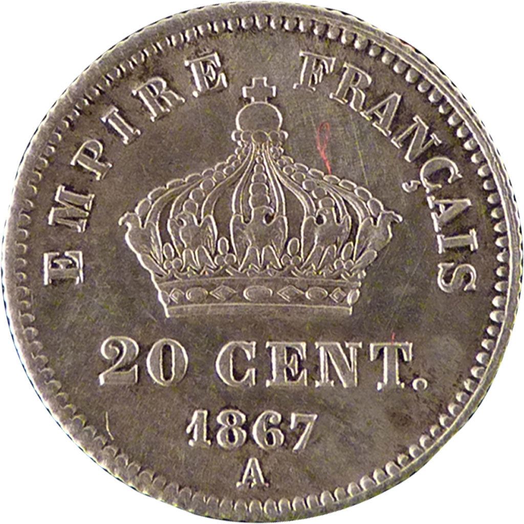 Second Empire, 20 Centimes Napoléon