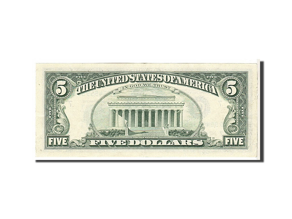 United States, Five Dollars, 1988, KM #3860B, EF(40-45), G95455955B