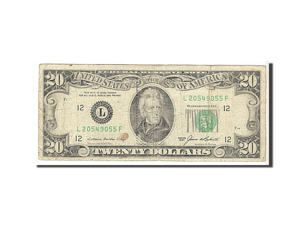 Stati Uniti, Twenty Dollars, 1985, KM:3747, MB