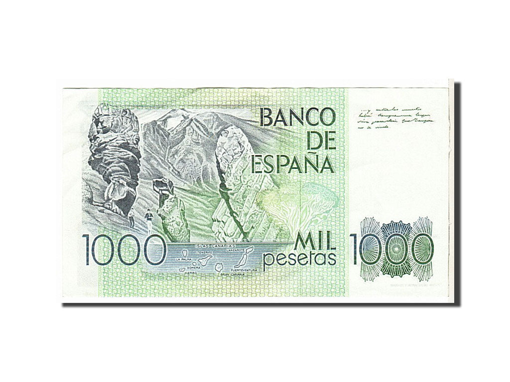 Billete, 1000 Pesetas, 1979, España, KM:158, MBC