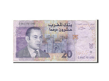 Banconote, Marocco, 20 Dirhams, 2005, MB+