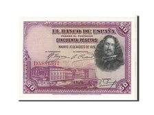 Spain, 50 Pesetas, 1928, KM #75b, UNC(65-70), D3881577