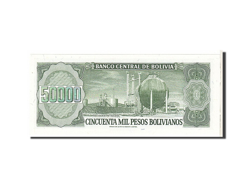 Banknote, Bolivia, 50,000 Pesos Bolivianos, 1984, KM:170a, UNC(65-70)