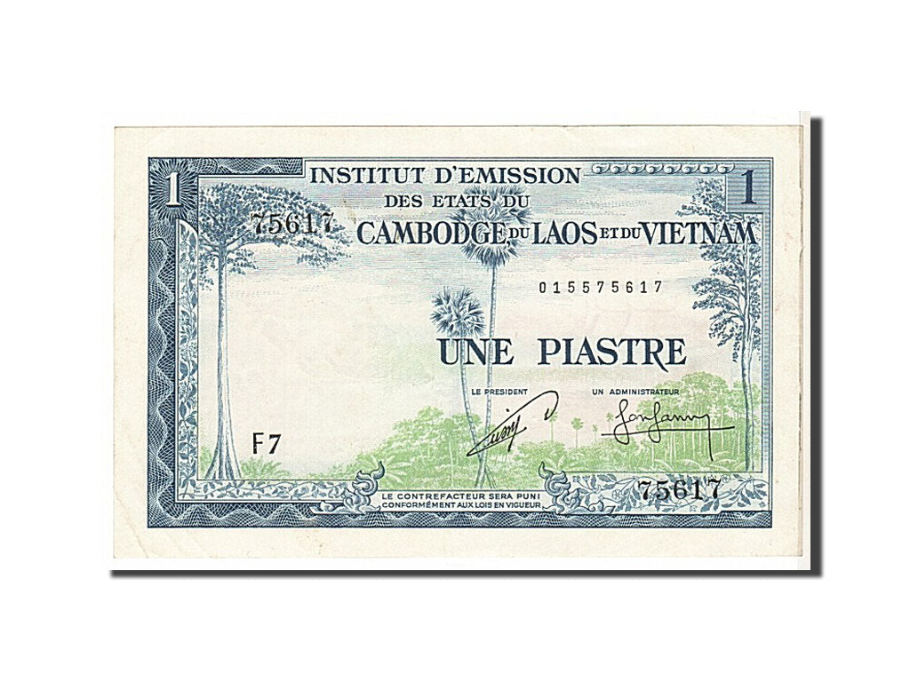Indochine, 1 Piastre type 1954