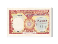 Geldschein, Französisch Indochina, 10 Piastres = 10 Riels, 1953, KM:96b, VZ