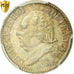 Moneta, Francia, Louis XVIII, Louis XVIII, 1/4 Franc, 1821, Paris, PCGS, MS64+
