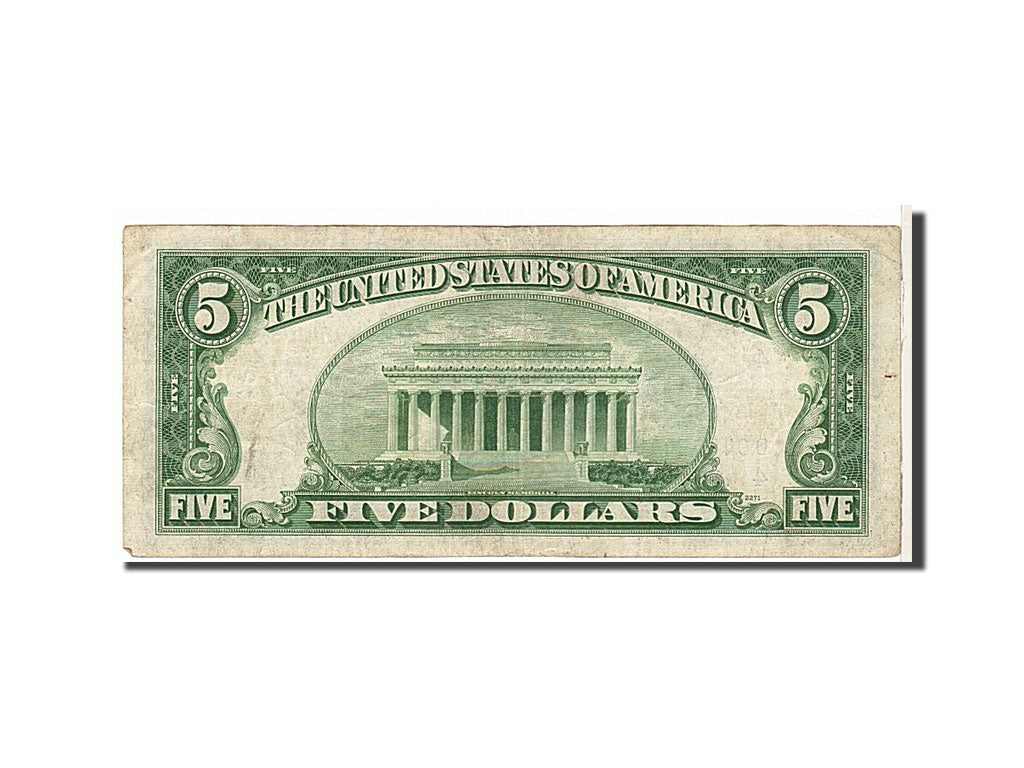 Banknote, United States, Five Dollars, 1950, KM:1818, VF(30-35)