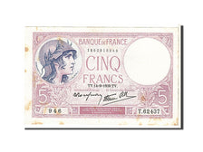 Geldschein, Frankreich, 5 Francs, 5 F 1917-1940 ''Violet'', 1939, SS, KM:83