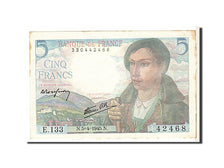 Biljet, Frankrijk, 5 Francs, 5 F 1943-1947 ''Berger'', 1945, SUP, Fayette:5.6