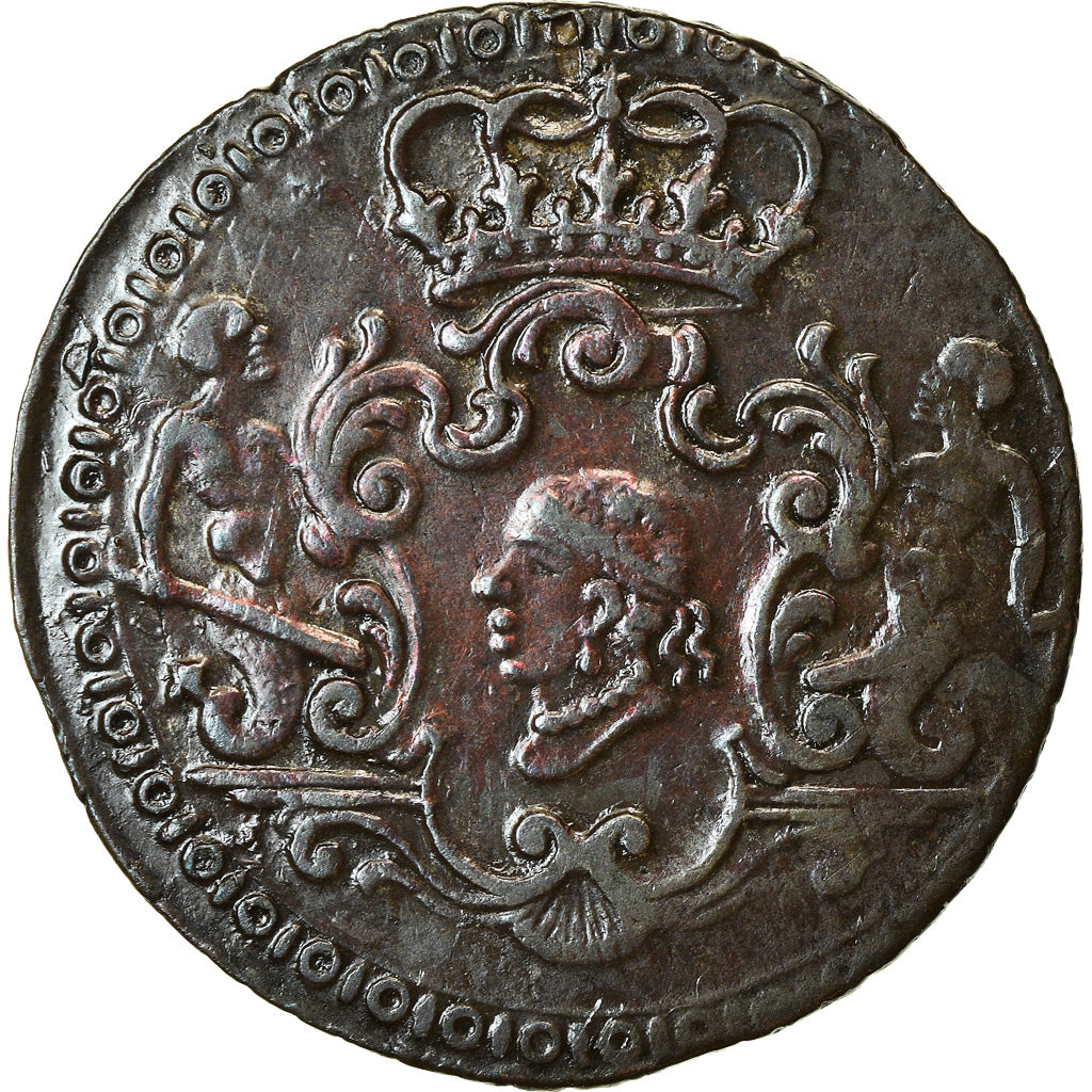 Coin, ITALIAN STATES, CORSICA, General Pasquale Paoli, 4 Soldi, 1764, Murato