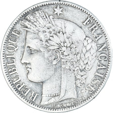 France, Cérès, 5 Francs, 1851, Paris, TB, Argent, KM:761.1