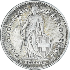 Coin, Switzerland, 2 Francs, 1920, Berne, VF(20-25), Silver, KM:21