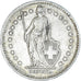 Coin, Switzerland, 2 Francs, 1948, Bern, EF(40-45), Silver, KM:21
