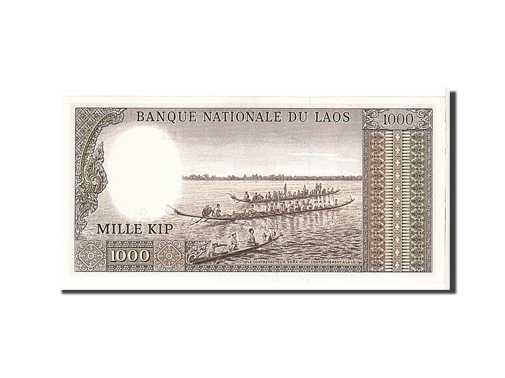 Geldschein, Lao, 1000 Kip, 1963, KM:14A, UNZ