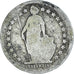 Moneta, Szwajcaria, 1/2 Franc, 1882, Bern, F(12-15), Srebro, KM:23