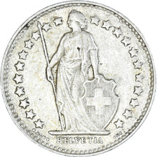 Coin, Switzerland, 1/2 Franc, 1952, Bern, VF(30-35), Silver, KM:23