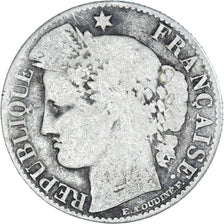 France, Cérès, 50 Centimes, 1895, Paris, B+, Argent, KM:834.1