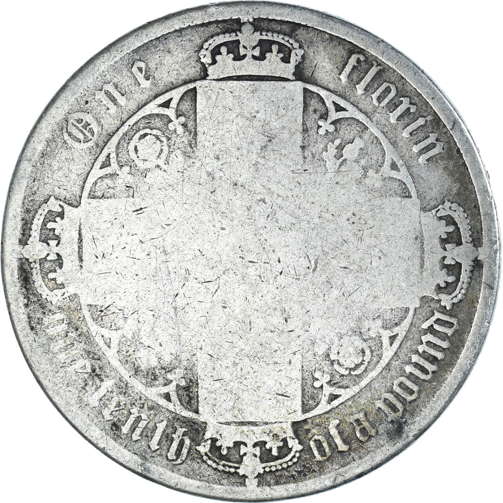Coin, Great Britain, Victoria, Florin, Two Shillings, 1872, London, G(4-6)