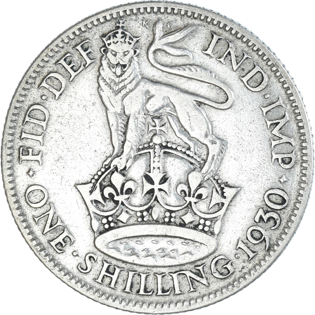 Moneta, Gran Bretagna, George V, Shilling, 1930, MB+, Argento, KM:833