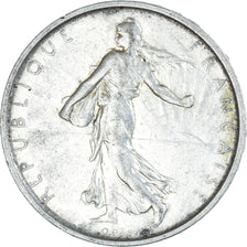Coin, France, Semeuse, 5 Francs, 1967, Paris, AU(55-58), Silver, KM:926