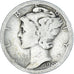 Coin, United States, Mercury Dime, Dime, 1920, U.S. Mint, San Francisco