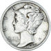 Coin, United States, Mercury Dime, Dime, 1936, U.S. Mint, Philadelphia