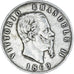 Moeda, Itália, Vittorio Emanuele II, 5 Lire, 1869, Milan, VF(30-35), Prata