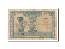 Banconote, Laos, 10 Kip, 1962, MB