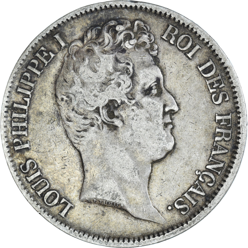 Coin, France, Louis-Philippe, 5 Francs, 1831, Rouen, VF(20-25), Silver, KM:735.2