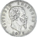 Moeda, Itália, Vittorio Emanuele II, 5 Lire, 1875, Milan, VF(20-25), Prata