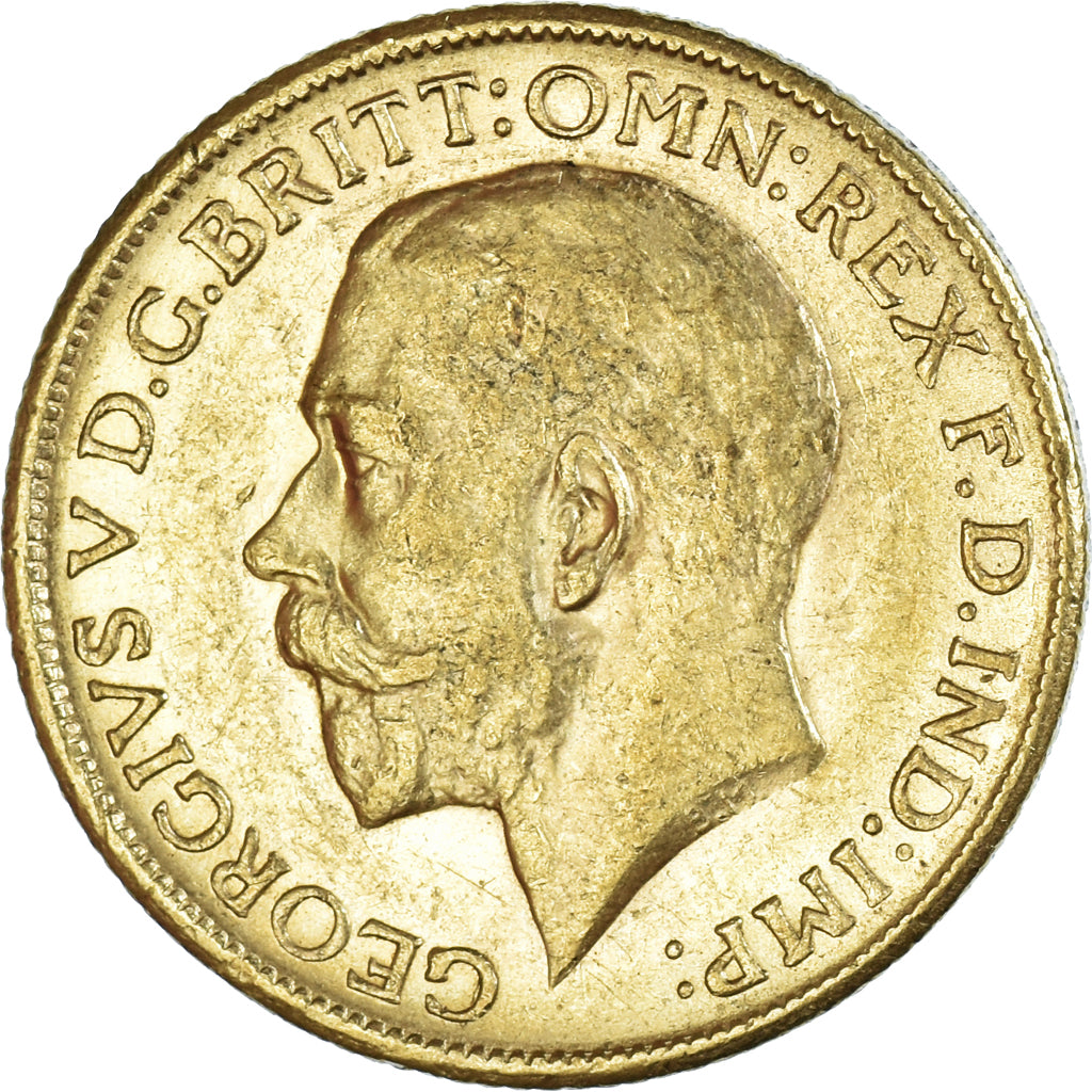 Coin, Australia, George V, Sovereign, 1912, Melbourne, AU(55-58), Gold, KM:29