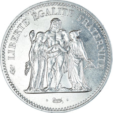 Munten, Frankrijk, Hercule, 50 Francs, 1974, Hybrid issue, PR+, Zilver