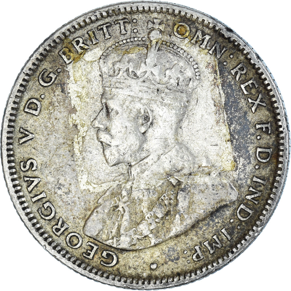 Australien, George V, Shilling, 1931, Melbourne, S+, Silber, KM:26